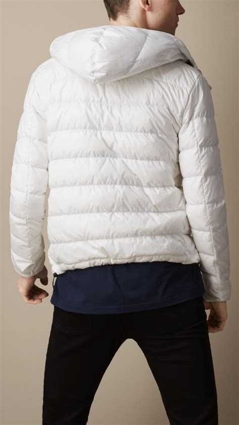 burberry white puffer coat|burberry puffer coat men's.